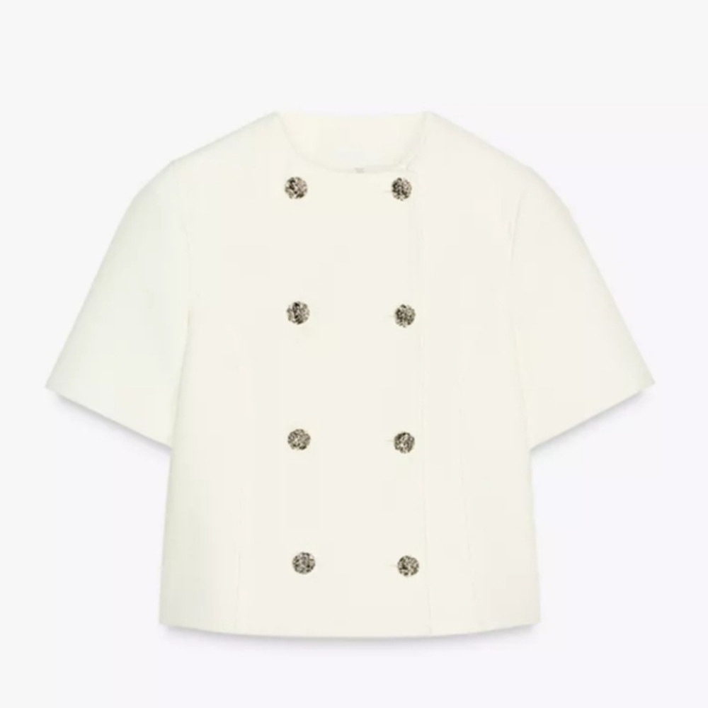 NWT Zara Short Sleeve Blazer Size XS - Picture 15 of 16